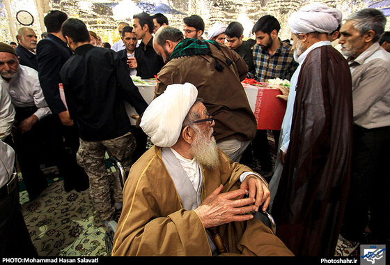 گزارش تصویری | تشییع پیکر جانباز شهید رجب محمد زاده ( بابا رجب ) | عکاس : محمد حسن صلواتی /شهرآرا