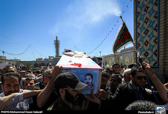 گزارش تصویری | تشییع پیکر جانباز شهید رجب محمد زاده ( بابا رجب ) | عکاس : محمد حسن صلواتی /شهرآرا