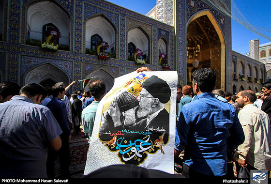 گزارش تصویری | تشییع پیکر جانباز شهید رجب محمد زاده ( بابا رجب ) | عکاس : محمد حسن صلواتی /شهرآرا