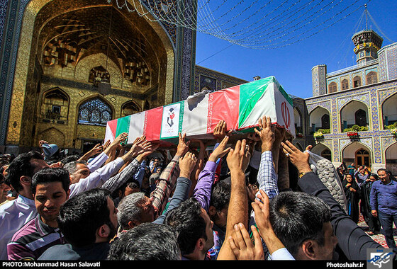 گزارش تصویری | تشییع پیکر جانباز شهید رجب محمد زاده ( بابا رجب ) | عکاس : محمد حسن صلواتی /شهرآرا