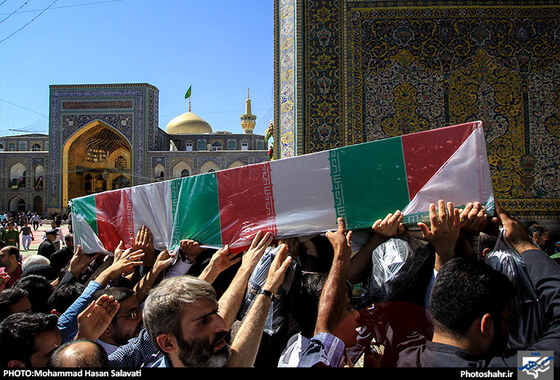 گزارش تصویری | تشییع پیکر جانباز شهید رجب محمد زاده ( بابا رجب ) | عکاس : محمد حسن صلواتی /شهرآرا