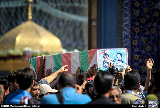 گزارش تصویری | تشییع پیکر جانباز شهید رجب محمد زاده ( بابا رجب ) | عکاس : محمد حسن صلواتی /شهرآرا