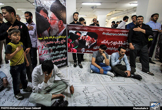 گزارش تصویری | تشییع پیکر جانباز شهید رجب محمد زاده ( بابا رجب ) | عکاس : محمد حسن صلواتی /شهرآرا