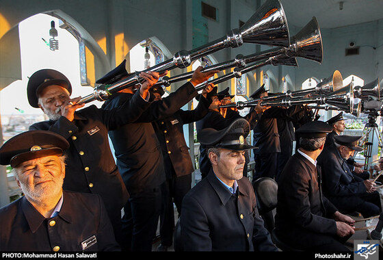 گزارش تصویری | آیین نقاره نوازی در حرم رضوی| عکاس : محمد حسن صلواتی /شهرآرا