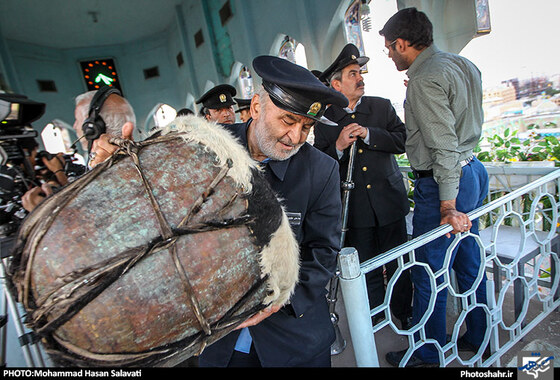 گزارش تصویری | آیین نقاره نوازی در حرم رضوی| عکاس : محمد حسن صلواتی /شهرآرا