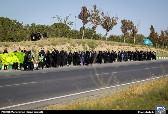 گزارش تصویری | زائران پیاده در مسیر حرم امام رئوف | عکاس: محمد حسن صلواتی /شهرآرا