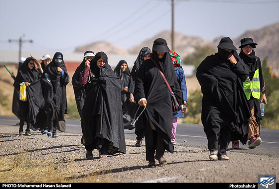گزارش تصویری | زائران پیاده در مسیر حرم امام رئوف | عکاس: محمد حسن صلواتی /شهرآرا