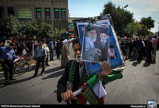 گزارش تصویری | راهپیمایی نمازگزاران مشهدی درمحکومیت جنایات آل‌سعود | عکاس : محمد حسن صلواتی /شهرآرا