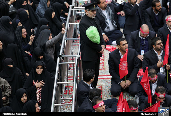 آیین بدرقه زائران و خادمان اربعین حسینی مشهد حرم امام رضا (ع) علی عبدالهی شهرارا