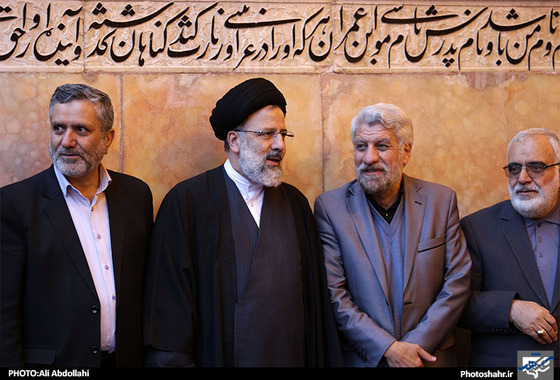 آیین بدرقه زائران و خادمان اربعین حسینی مشهد حرم امام رضا (ع) علی عبدالهی شهرارا