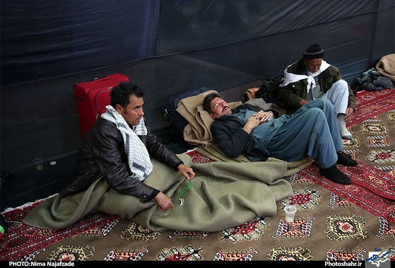 اقامت زائران حسینی افغانستانی در مشهد 