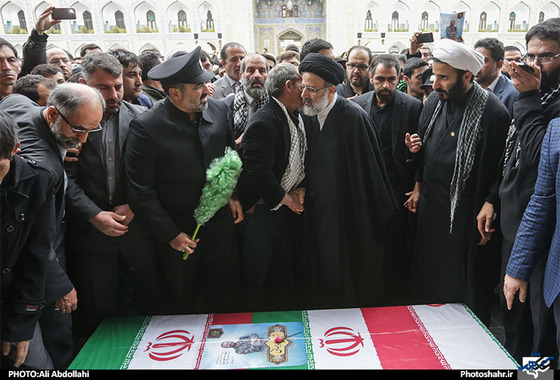 تشییع پیکر مطهر سه شهید مدافع حرم