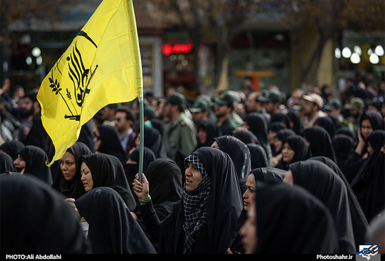 تشییع پیکر مطهر سه شهید مدافع حرم