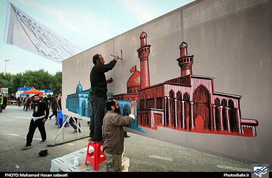 هنرمندان مشهدی در اربعین حسینی 