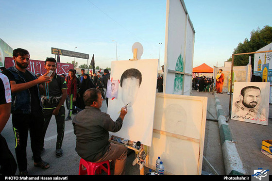 هنرمندان مشهدی در اربعین حسینی 