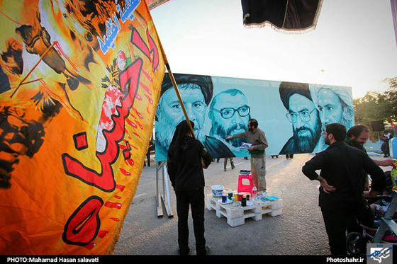 هنرمندان مشهدی در اربعین حسینی 