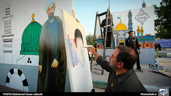 هنرمندان مشهدی در اربعین حسینی 
