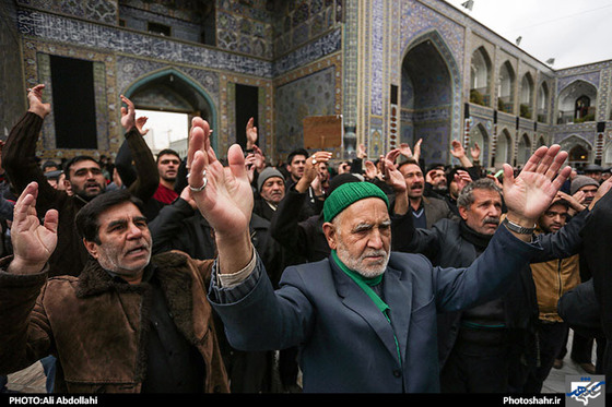 اربعین حسینی در مشهد علی عبدالهی شهرارا