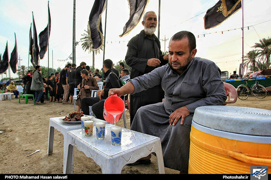 راهپیمایی اربعین حسینی از نجف به کربلا عکس محمد حسن صلواتی شهرآرا