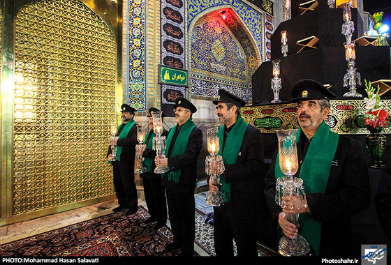 گزارش تصویری | مراسم شام غریبان امام رضا (ع) در حرم رضوی | عکاس : محمد حسن صلواتی /شهرآرا