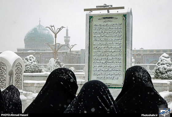 گزارش تصویری | بارش برف در مشهد | عکاس : احمد حسنی /شهرآرا 