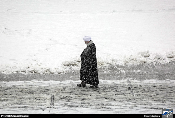 گزارش تصویری | بارش برف در مشهد | عکاس : احمد حسنی /شهرآرا 
