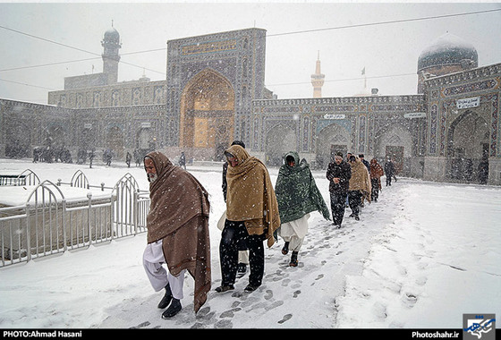 گزارش تصویری | بارش برف در مشهد | عکاس : احمد حسنی /شهرآرا 