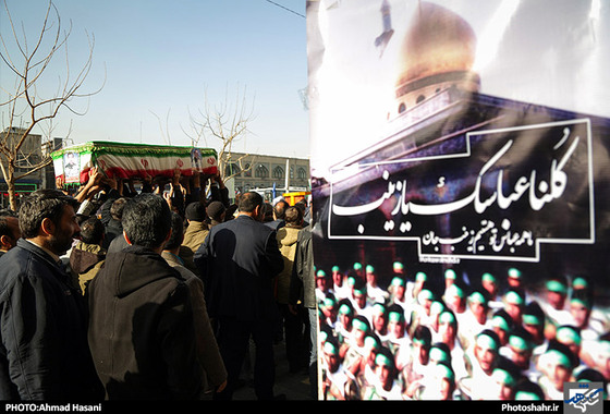 گزارش تصویری | تشییع پیکر مطهر شهید مدافع حرم یاسین رحیمی در مشهد | عکاس : احمد حسنی /شهرآرا