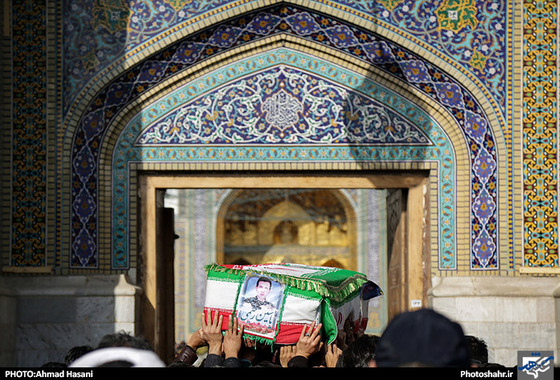 گزارش تصویری | تشییع پیکر مطهر شهید مدافع حرم یاسین رحیمی در مشهد | عکاس : احمد حسنی /شهرآرا