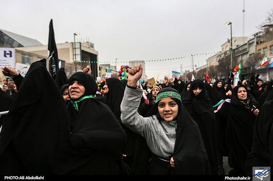 گزارش تصویری | راهپیمایی با شکوه 22 بهمن در مشهد | عکاس : علی عبداللهی /شهرآرا