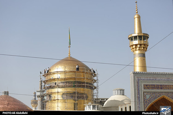 گزارش تصویری حال و هوای نوروز در حرم رضوی عکاس علی عبداللهی شهرآرا