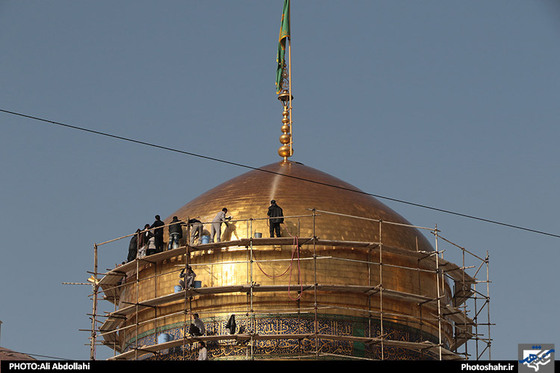 گزارش تصویری حال و هوای نوروز در حرم رضوی عکاس علی عبداللهی شهرآرا