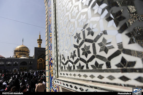 گزارش تصویری حال و هوای نوروز در حرم رضوی عکاس علی عبداللهی شهرآرا