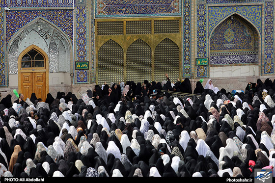 گزارش تصویری حال و هوای نوروز در حرم رضوی عکاس علی عبداللهی شهرآرا