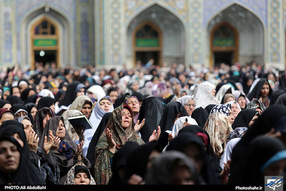 گزارش تصویری حال و هوای نوروز در حرم رضوی عکاس علی عبداللهی شهرآرا