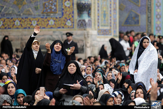 گزارش تصویری حال و هوای نوروز در حرم رضوی عکاس علی عبداللهی شهرآرا