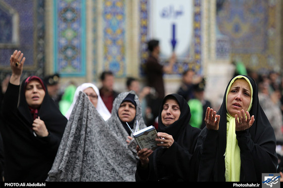 گزارش تصویری حال و هوای نوروز در حرم رضوی عکاس علی عبداللهی شهرآرا