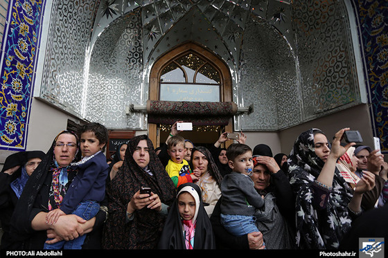 گزارش تصویری حال و هوای نوروز در حرم رضوی عکاس علی عبداللهی شهرآرا