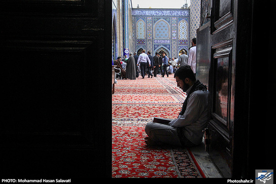 گزارش تصویری | آیین معنوی اعتکاف در حرم مطهر رضوی | عکاس : محمد حسن صلواتی / شهرآرا