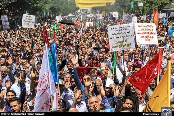 گزارش تصویری | اجتماع عظیم منتظران ظهور در مشهد | عکاس:  محمد حسن صلواتی /شهرآرا
