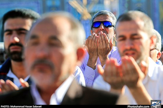 گزارش تصویری | نماز عید سعید قربان در حرم مطهر رضوی  | عکس: محمد حسن صلواتی /شهرآرا