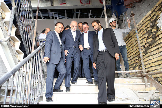 گزارش تصویری : بازدید علی اکبر صالحی و رئیس شورای شهر از دبیرستان انرژی اتمی مشهد / عکس:نیما نجف زاده/ شهرآرا