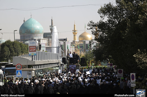گزارش تصویری / تشییع پیکر آیت الله معصومی در مشهد / عکس : احمد حسنی /شهرآرا