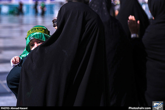 گزارش تصویری / همایش شیرخوارگان حسینی در حرم رضوی / عکس : احمد حسنی /شهرآرا
