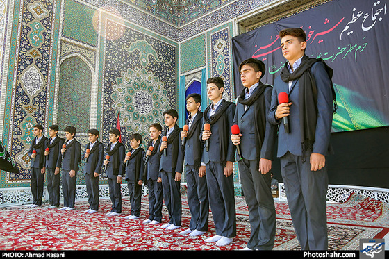 گزارش تصویری / همایش شیرخوارگان حسینی در حرم رضوی / عکس : احمد حسنی /شهرآرا