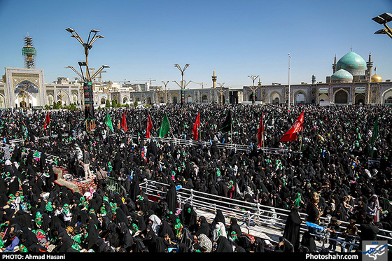 گزارش تصویری / همایش شیرخوارگان حسینی در حرم رضوی / عکس : احمد حسنی /شهرآرا