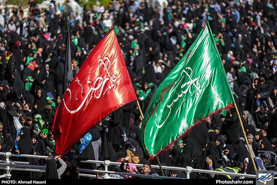 گزارش تصویری / همایش شیرخوارگان حسینی در حرم رضوی / عکس : احمد حسنی /شهرآرا