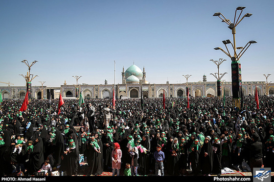 گزارش تصویری / همایش شیرخوارگان حسینی در حرم رضوی / عکس : احمد حسنی /شهرآرا
