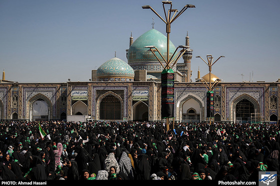 گزارش تصویری / همایش شیرخوارگان حسینی در حرم رضوی / عکس : احمد حسنی /شهرآرا