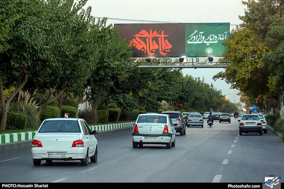 گزارش تصویری / فضاسازی شهرداری مشهد به مناسبت ایام محرم / عکس : حسین شریعت /شهرآرا